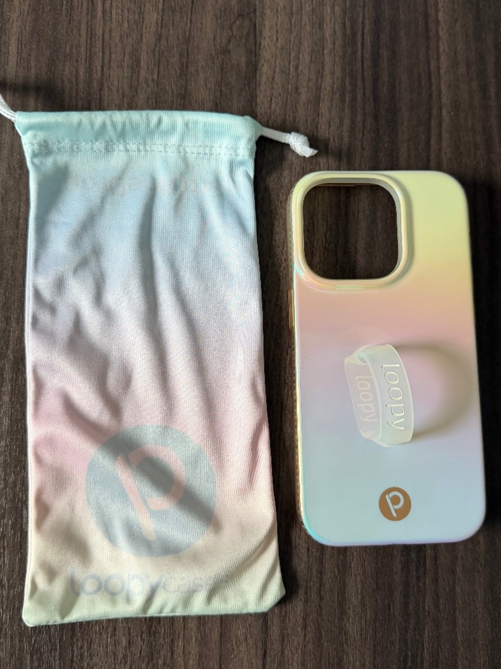 Loopy Case Original Pearl Iridescent Edition Righty iPhone 14 Pro Case 6.1" sc